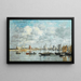 Camaret, il porto - Eugène Boudin — quadro incorniciato alla parete