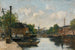 Canal a Rotterdam - Eugène Boudin — vista dell’opera