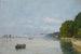 Caudebec-en-Caux, Bateaux sul Senna - Eugène Boudin — vista dell’opera