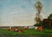 Chaumière e pascolo sulle rive della Touques - Eugène Boudin — vista dell’opera