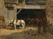 Corte e Curia di un affittuario - Eugène Boudin — vista dell’opera