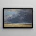 Deauville, marea bassa - Eugène Boudin — quadro incorniciato alla parete