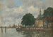 Dordrecht, un quai du port - Eugène Boudin — vista dell’opera