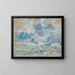 Effetti di nuvole in mare aperto - Eugène Boudin — quadro incorniciato alla parete