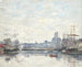 Le Port par temps de brouillard - Eugène Boudin — vista dell’opera