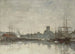Fécamp, il porto - Eugène Boudin — vista dell’opera