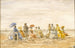 Figures sur la plage de Trouville - Eugène Boudin — vista dell’opera