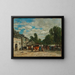 Fiera in Bretagna - Eugène Boudin — quadro incorniciato alla parete