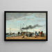 Jetée e banchina a Trouville - Eugène Boudin — quadro incorniciato alla parete
