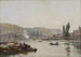 La Seine Rouen La Seine à Rouen - Eugène Boudin — vista dell’opera