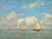 La Sortie des barques à Trouville - Eugène Boudin — vista dell’opera