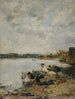 La Touques al mattino - Eugène Boudin — vista dell’opera