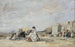 Dame in bianco sulla spiaggia di Trouville - Eugène Boudin — vista dell’opera