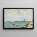 Le Croisic vista generale presa da Pempron - Eugène Boudin — quadro incorniciato alla parete