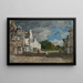 Le Faou, un angolo del villaggio - Eugène Boudin — quadro incorniciato alla parete