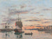 Le Havre, il porto del futuro - Eugène Boudin — vista dell’opera