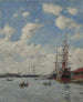 Le Havre il bacino dell'Eure - Eugène Boudin — vista dell’opera