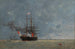 Le Havre, navi in pieno mare - Eugène Boudin — vista dell’opera