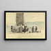 Caricamento delle barche - Eugène Boudin — quadro incorniciato alla parete