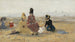 sulla spiaggia, Trouville - Eugène Boudin — vista dell’opera