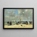 sulla banchina - Eugène Boudin — quadro incorniciato alla parete