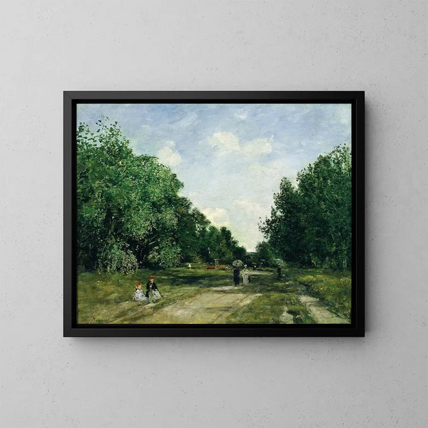 Parc Cordier à Trouville - Eugène Boudin — quadro incorniciato alla parete