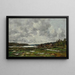 Paesaggio bretone - Eugène Boudin — quadro incorniciato alla parete