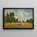 Paesaggio normanno - Eugène Boudin — quadro incorniciato alla parete