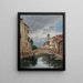 Petit canal à Venise - Eugène Boudin — quadro incorniciato alla parete