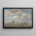 Mare aperto, i ormeggiatori - Eugène Boudin — quadro incorniciato alla parete