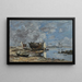 Plougastel le passage du bac (Conflit de cas) - Eugène Boudin — quadro incorniciato alla parete