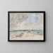 Plougastel, il passaggio all'imboccatura del fiume di Landerneau - Eugène Boudin — quadro incorniciato alla parete