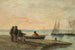Port aux environs d'Honfleur - Eugène Boudin — vista dell’opera