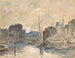 Porto di Rotterdam - Eugène Boudin — vista dell’opera
