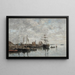 Portrieux le port - Eugène Boudin — quadro incorniciato alla parete