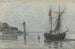 Rade aux environs d'Honfleur - Eugène Boudin — vista dell’opera