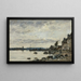 Rivage breton - Eugène Boudin — quadro incorniciato alla parete