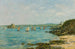 Rivage Douarnenez Barche da pesca nella baia - Eugène Boudin — vista dell’opera