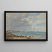 Saint-Vaast-la-Hougue La Baie - Eugène Boudin — quadro incorniciato alla parete