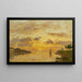 Saint-Valery-sur-Somme, l'embouchure de la Somme - Eugène Boudin — quadro incorniciato alla parete