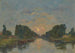 Saint-Valery-sur-Somme, effet de lune sur il canale - Eugène Boudin — vista dell’opera