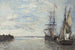 Uscita dal porto - Eugène Boudin — vista dell’opera