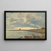 Saint-Vaast-la-Hougue - Eugène Boudin — quadro incorniciato alla parete