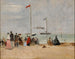 sulla spiaggia di Trouville - Eugène Boudin — vista dell’opera