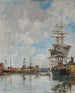 Le bassin de Deauville - Eugène Boudin — vista dell’opera