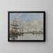 Le Port du Havre - Eugène Boudin — quadro incorniciato alla parete