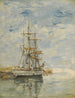 Tre-mastelli all'ancora - Eugène Boudin — vista dell’opera