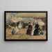 Trouville La Nourrice - Eugène Boudin — quadro incorniciato alla parete
