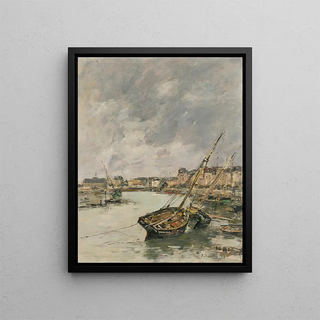 Eugne Boudin - Trouville Le Port Mare Basse.webp