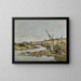 Trouville, il porto - Eugène Boudin — quadro incorniciato alla parete